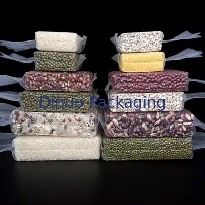 Transparante vacuümzak met diverse graanprint