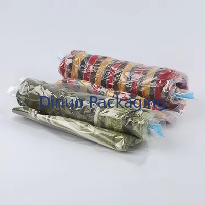 Handdruk Reizen Vacuümopslagzak Roll Up Vacuümruimtezak