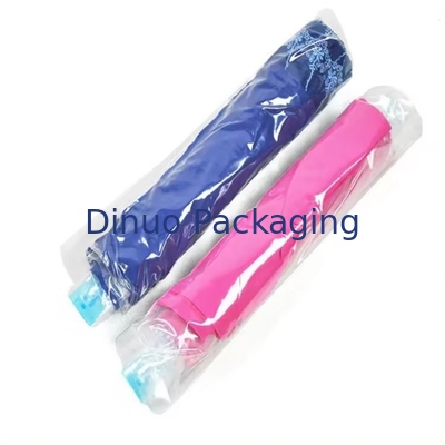 Op maat gemaakte reisvacuümzak Plastic verpakkingshandtas rolvacuümzak met rits voor bagage
