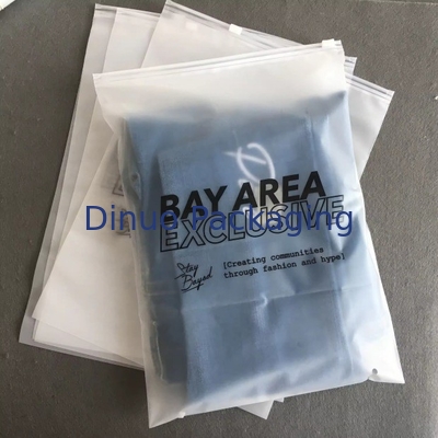 Custom Matte Frosted Zip Seal Ziplock Plastic Bags voor kleding Zipper Bag