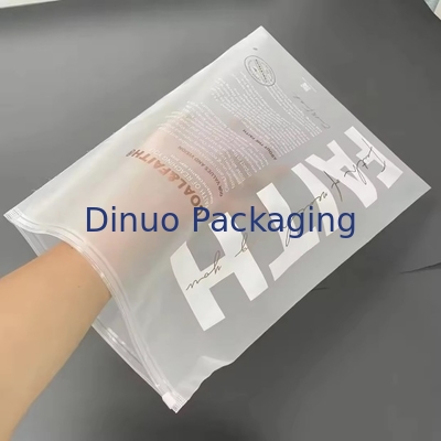 Custom Matte Frosted Zip Seal Ziplock Plastic Bags voor kleding Zipper Bag