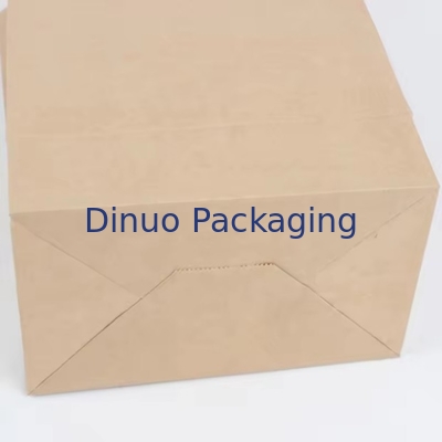 Op maat gemaakte papieren zak Verpakking Recyclebare voedselgraad Kraft papieren zak