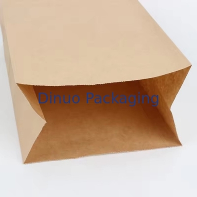 Op maat gemaakte papieren zak Verpakking Recyclebare voedselgraad Kraft papieren zak