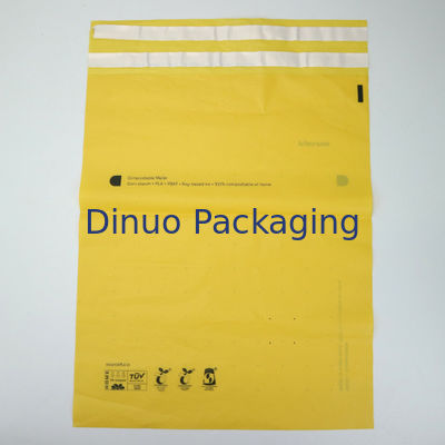 Zelfverzegelende kleefband Poly Mailer Bags 100% composietbare milieuvriendelijke verpakking