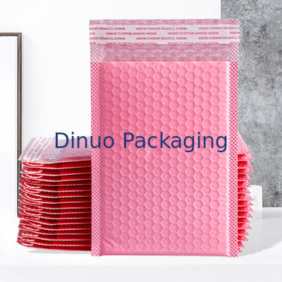 100% recyclebaar roze design beschermende bubbel postzakken met waterdichte functie voor producten verpakking