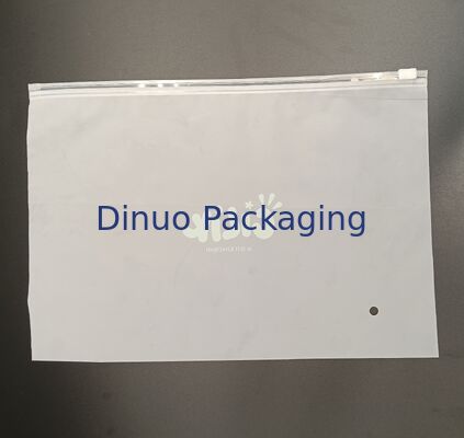 Milieuvriendelijke, voedselveilige, herbruikbare CPE-mat ritszakje voor kledingdocumenten