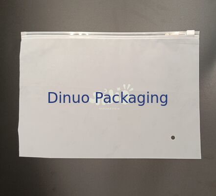 Milieuvriendelijke, voedselveilige, herbruikbare CPE-mat ritszakje voor kledingdocumenten