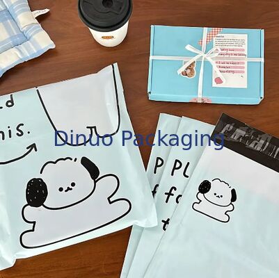 Cute Puppy Print Poly Mailer Bags Self Sealing Waterproof for Boutique Small Business