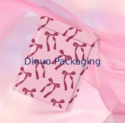 Roze Bow Design Pack Bubble Mailing Bag Waterdichte scheurbestendige gewatteerde enveloppen voor kleine zakelijke verzending