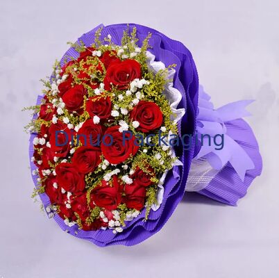 Diverse Gekleurde Bloemist Streep Papieren Rollen Zachte Streep Ambachtelijk Papier voor Bloemverpakking Cadeauverpakking