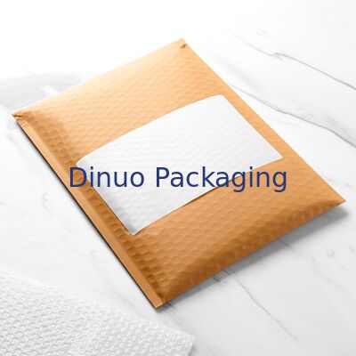 Aangepaste Logo Duurzame Kraft Bubble Mailers Express Verzending Gewatteerde Enveloppen Beschermende Verpakking voor Veilige Levering