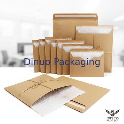 60 tot 180 gram Kraft Bubble Mailers Verscheidene maten Expressverzending Beschermende verpakkingsenveloppen die postbescherming bieden