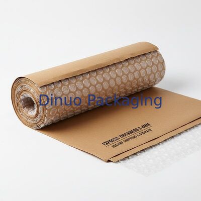 Expressdikte 3 tot 4 mm Kraft Poly Bubble Wrap beschermend verpakkingsmateriaal ontworpen voor veilig vervoer en opslag