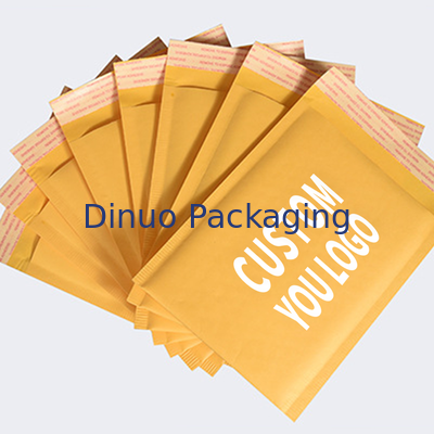 Bruine natuurlijke Kraft Kraft papier mailer 6 kleur Printing Eco Friendly Packaging Mailer Ontworpen voor veilige productlevering