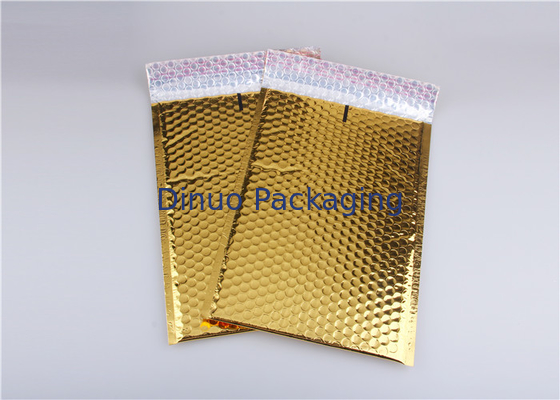 Gouden Metaalbel Mailers/Decoratieve Opgevulde Gedrukte Aangepast Enveloppen