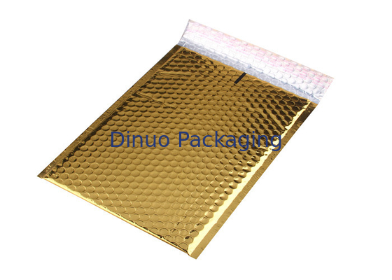 Gouden Metaalbel Mailers/Decoratieve Opgevulde Gedrukte Aangepast Enveloppen