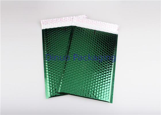 Donkergroene de Kleurenvierkant Opgevulde Enveloppen van Mailers van de Tearproof Metaalbel