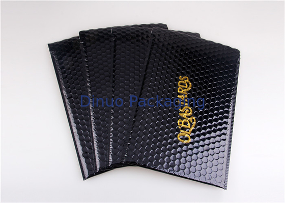 Maak Gedrukte Zwarte Metaal Verschepende Enveloppen, de Douanebel Mailers van 180x165 #cd-DCD waterdicht