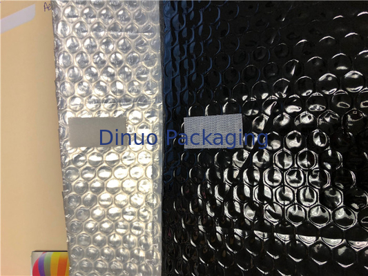 Maak Gedrukte Zwarte Metaal Verschepende Enveloppen, de Douanebel Mailers van 180x165 #cd-DCD waterdicht