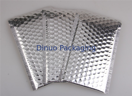 Zilveren Kleur van Mailers van de aluminiumfolie de Metaalbel Zelfdichtend voor Post Verpakking