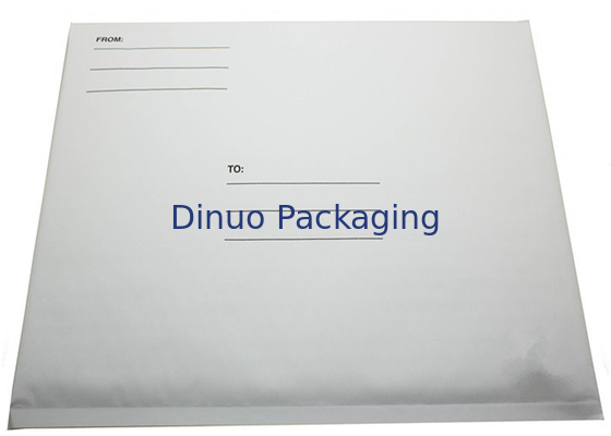 Kraftpapier Bel Gevoerde Mailers 165x255 #B6, Witte Opgevulde Postenveloppen