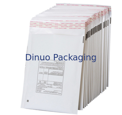 Kraftpapier Bel Gevoerde Mailers 165x255 #B6, Witte Opgevulde Postenveloppen