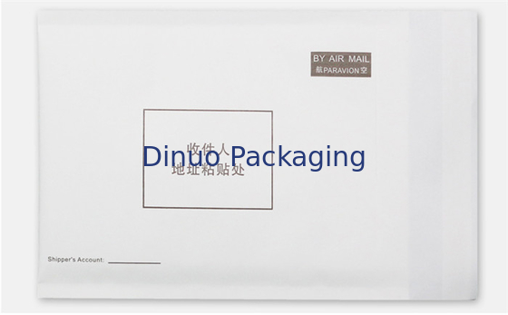 Witte Kraftpapier-Bel Mailers 45x210mm #C, de Enveloppen van Mailer van de Douanebel