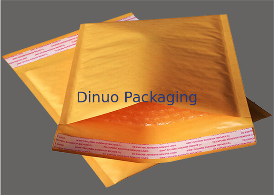 Envelop van de de Bellenomslag van kraftpapier de Gele/Kraftpapier-Document UVbewijs 175x260mm #D van Mailers