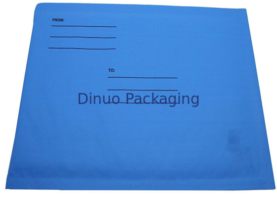 Gevormde Blauwe Kraftpapier-Bel Mailers 215x260mm van de de Bellenomslag van #E Zuurvaste Verpakkende Enveloppen