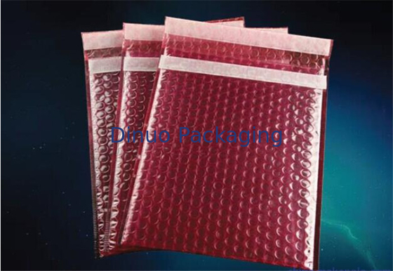 Multifunctionele Poly Rode Kleur 7,25 van Bellenmailers Biologisch afbreekbare de Grootte van " X12“ #1