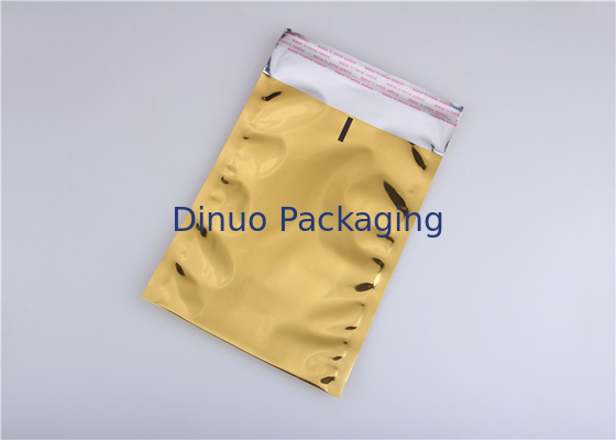 De gouden Zakken van de Kleuren Resealable Aluminiumfolie, Voedsel het Sachet van de Verpakkingsaluminiumfolie
