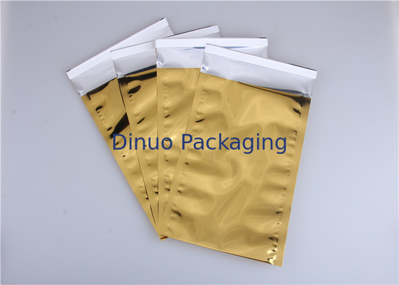 De gouden Zakken van de Kleuren Resealable Aluminiumfolie, Voedsel het Sachet van de Verpakkingsaluminiumfolie