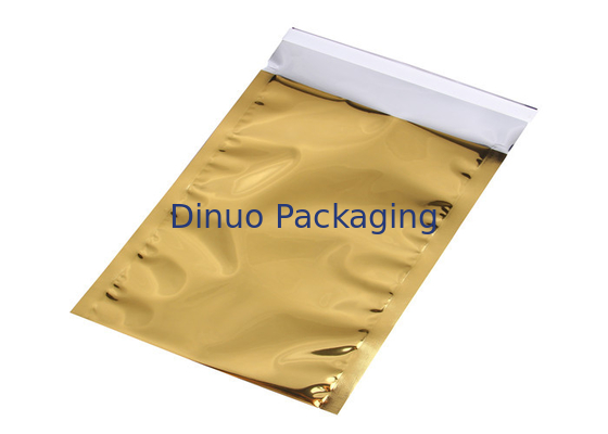 De gouden Zakken van de Kleuren Resealable Aluminiumfolie, Voedsel het Sachet van de Verpakkingsaluminiumfolie