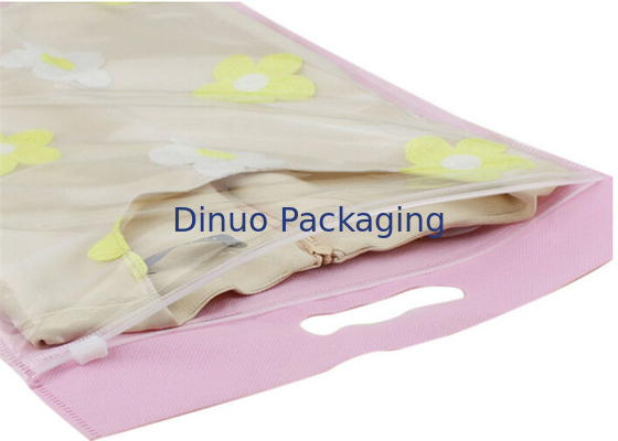 De Plastic pp Zak van het kledingstukpakket met Draagbare Handvat en Ritssluitingssluiting