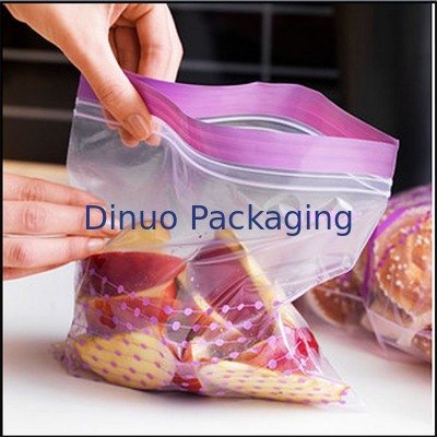 Resealable Plastic Zakken voor Voedsel Verpakking, Ritssluitingsdouane Gedrukte Plastic Zakken
