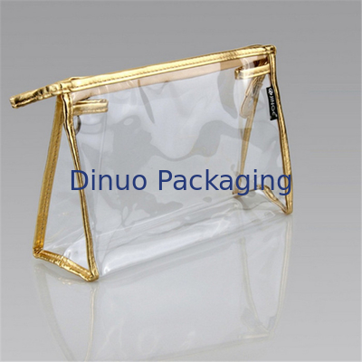Kosmetische Zak van douane de Duidelijke pvc/Toiletry de Reiszak van pvc met Ritssluiting