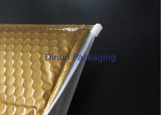 Van de de Diasteen van de ster Verpakkende Ritssluiting van de de Bellenzak Gouden de Ritssluitings plastic zak voor Giften