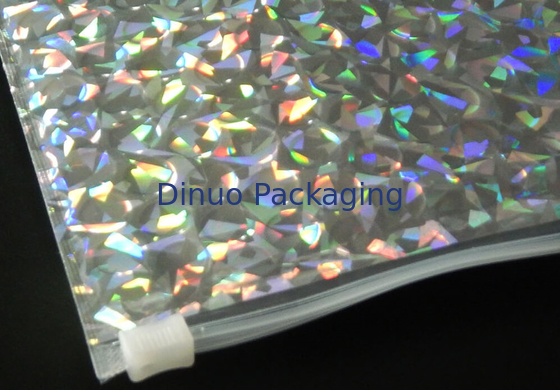 220x160mm Glanzende Holografische Bellenenvelop Mailers met het Momentjezak van de Ritssluitings Kosmetische Bel
