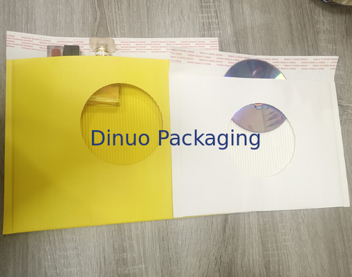 Geel Geen Plastic Oppervlaktedocument Kussen Opgevulde Envelop