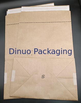 Gepersonaliseerde maat Zelfklevend Bruin Kraftpapier Vierkante zakken Eco-vriendelijke verpakkingen voor cadeautjes Documenten Handwerk