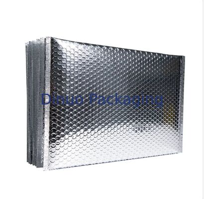 Custom Logo Metalen Mailer Verscheep Enveloppe Padded Postzakjes Bubble Poly Wrap Verpakking Mailing Bag