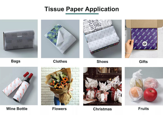 Geschenkverpakking Kleine papieren zakdoekjes Gekleurde ambachtelijke boeket bloemen inpakpapier 0
